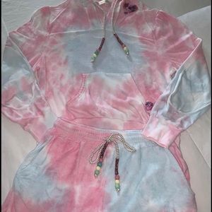 LSF Kirby terry cloth shorts and hoodie